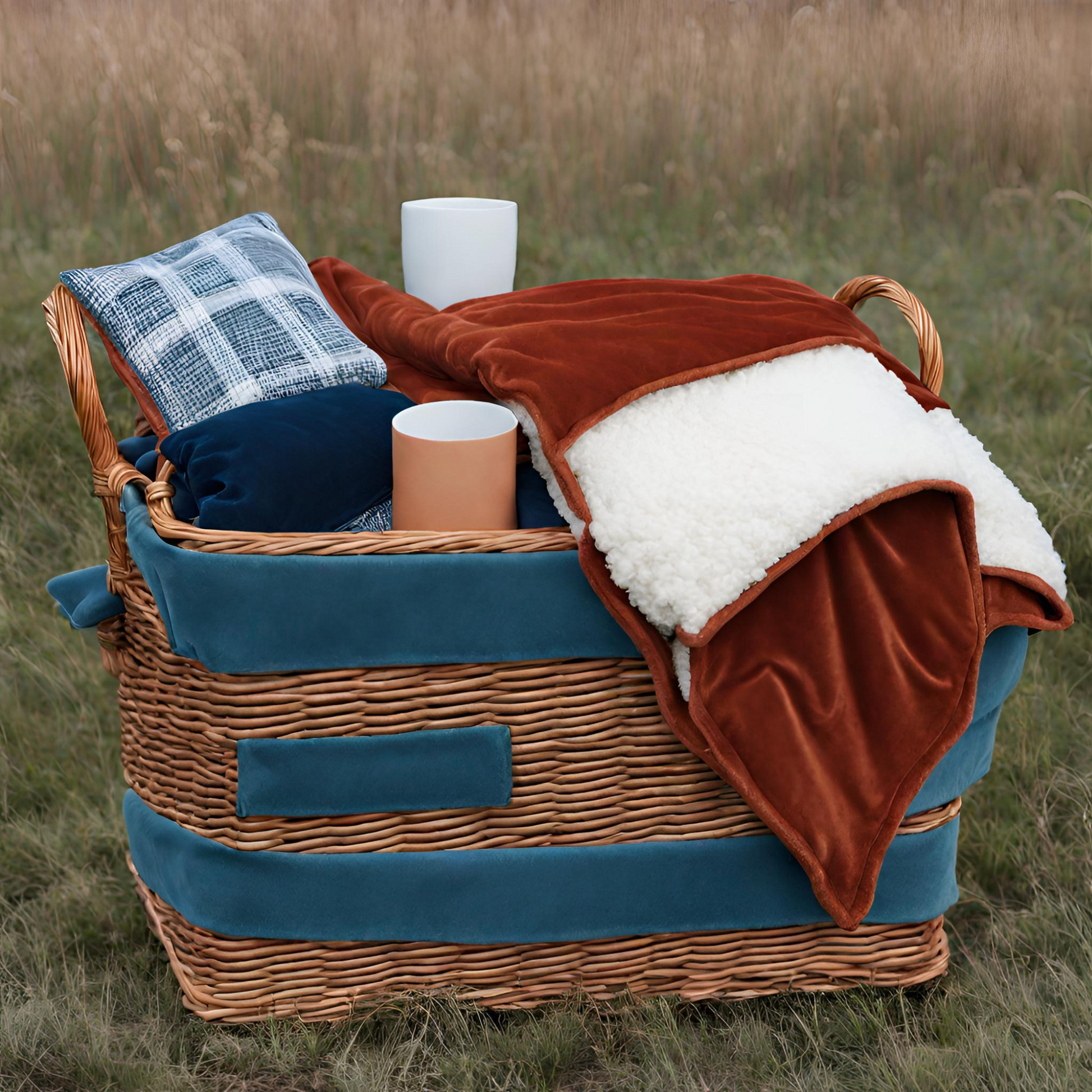 Ravish Me Red Throw Blankets Picnic