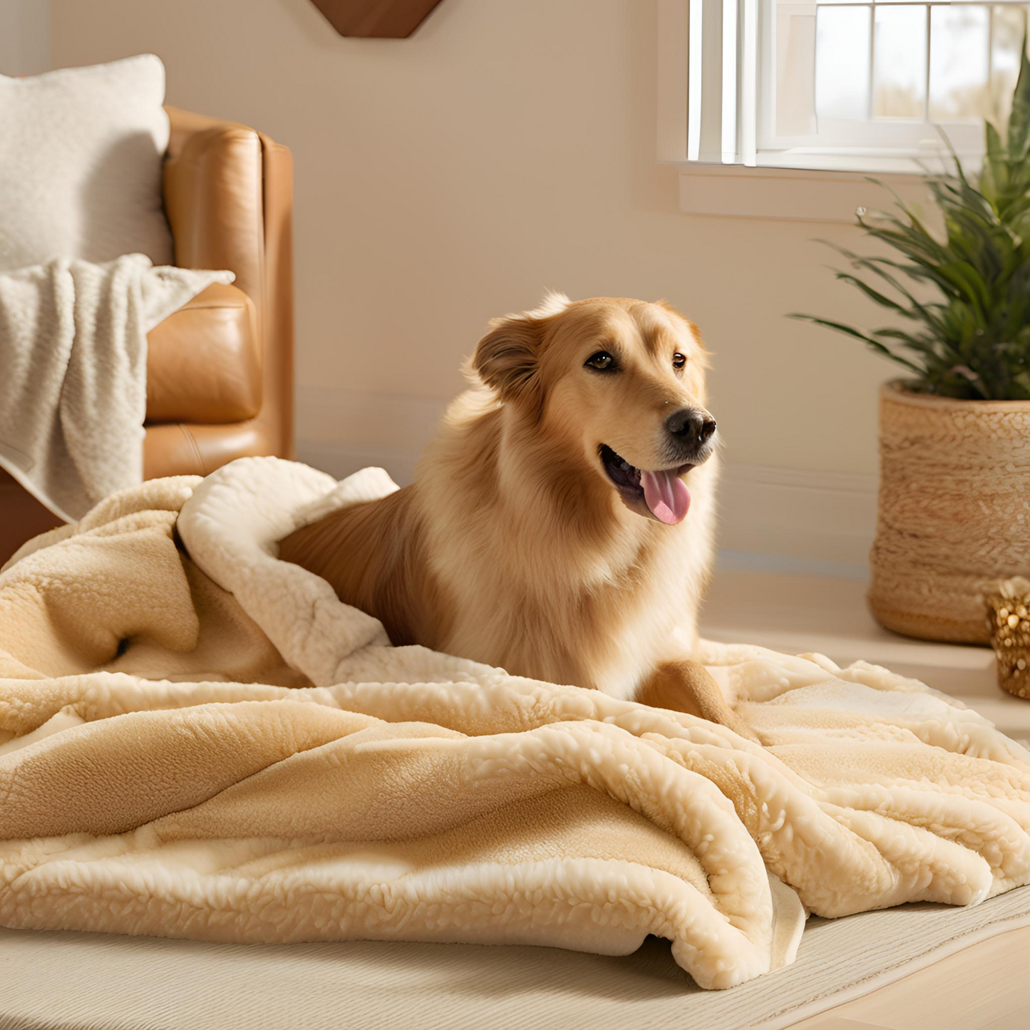 Tropical Treasures made for Pleasure Throw Blankets with Dog Pets